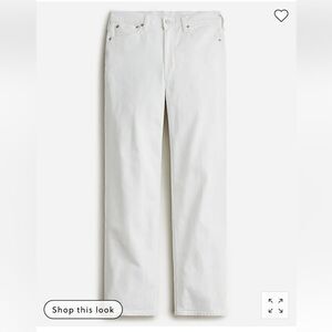 J. Crew '90s classic straight-fit jean in white wash*